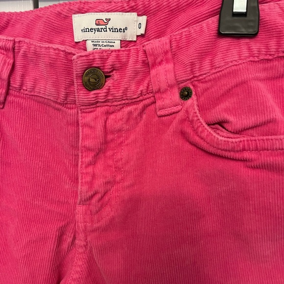 Pink Vineyard Vines corduroys - Picture 2 of 2